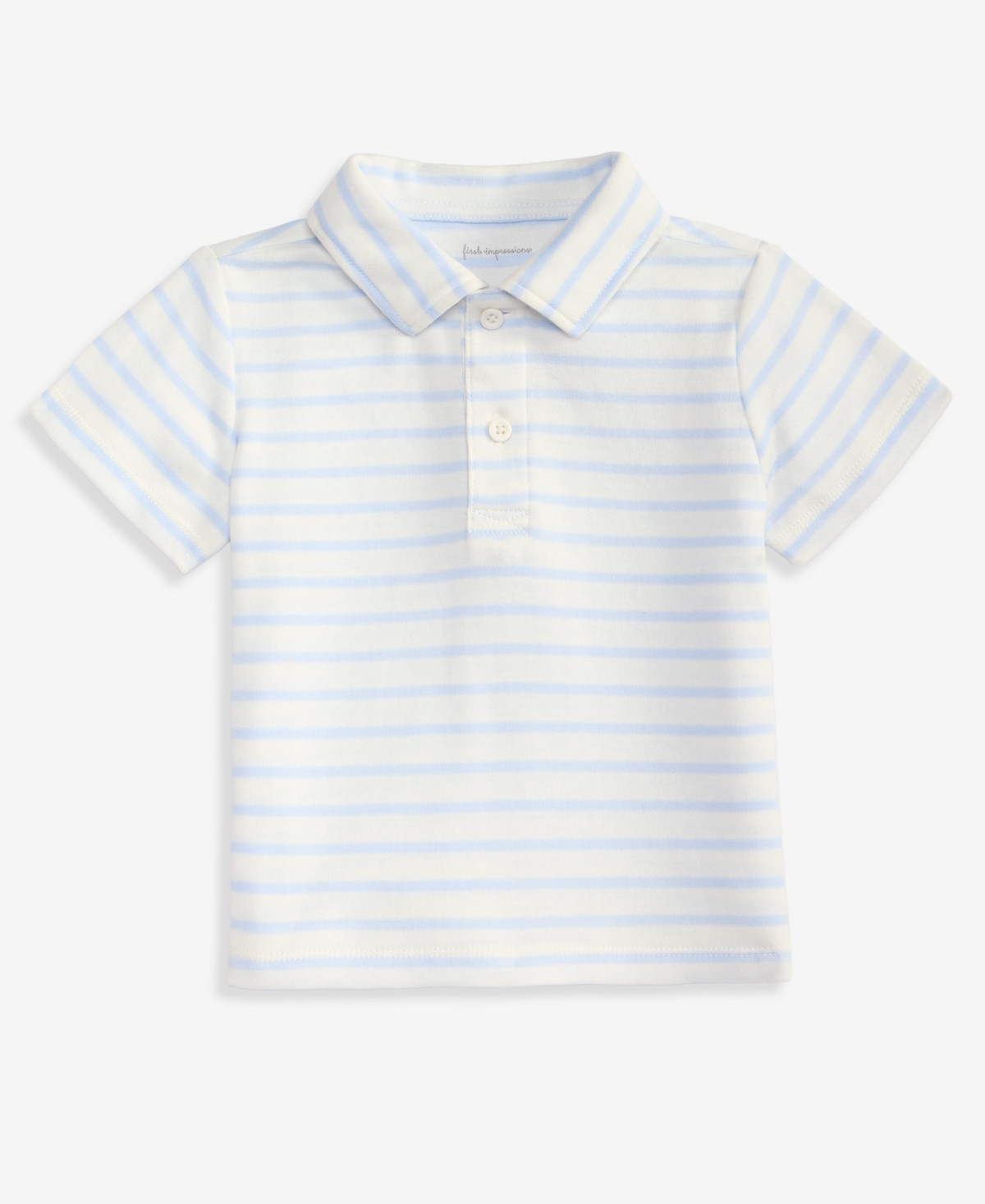 First Impressions Boys' Toddler 2T-4T Striped Polo Shirt, Macy's Exclusive - Cielo | Macy's
