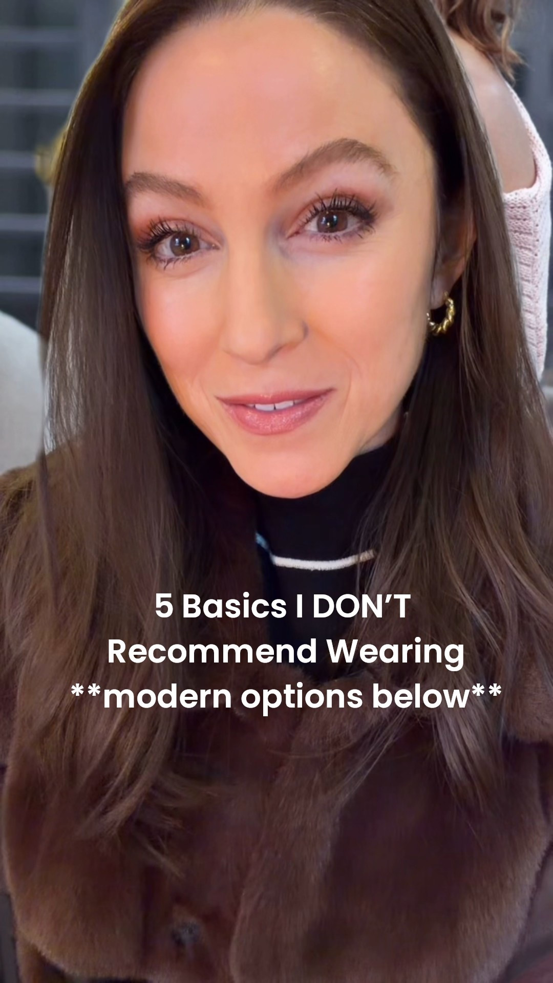 Basics I don’t recommend wearing if you want better style this winter. Modern options for each linked below!