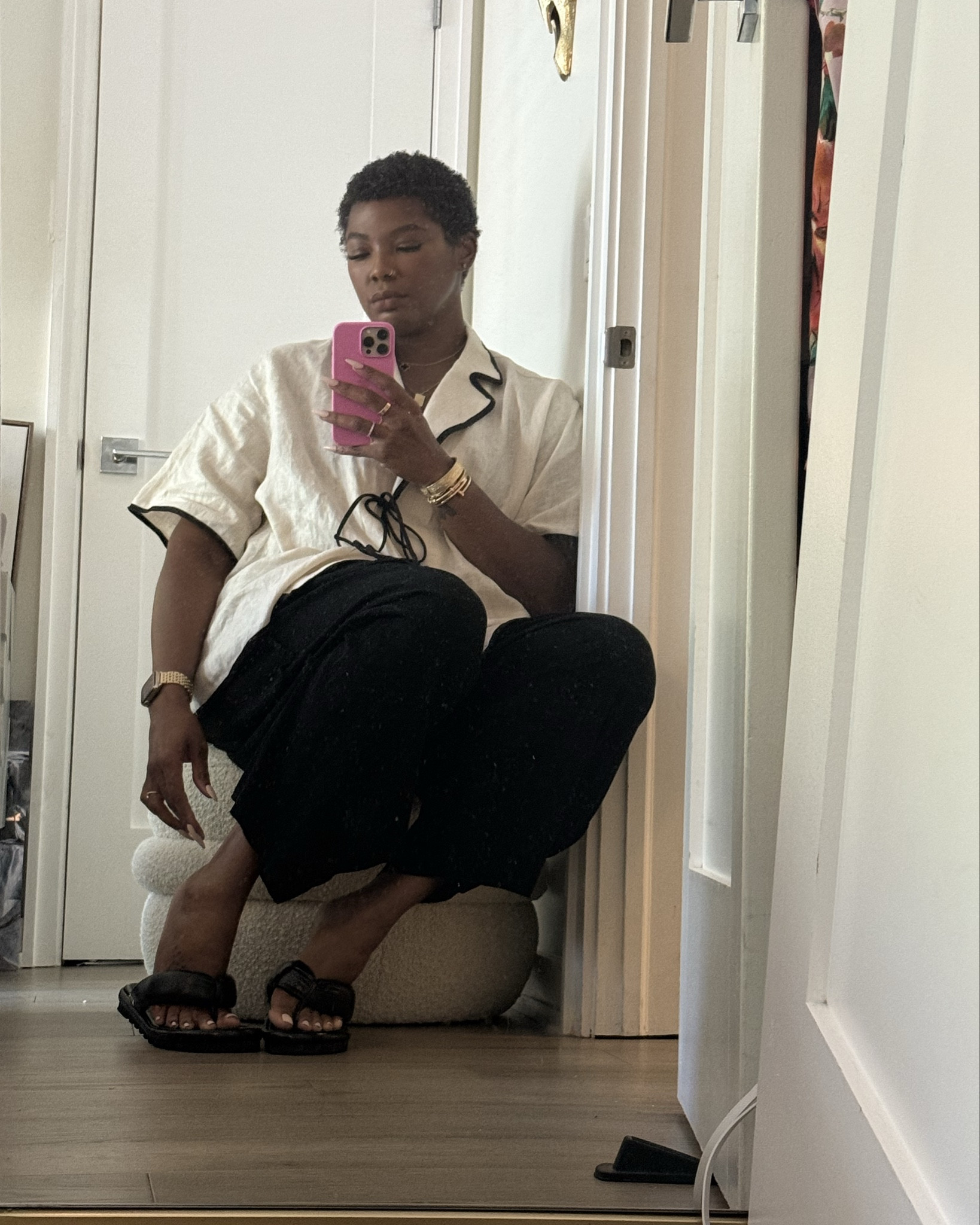 WFH neutral look, great for lounging but still give a professional vibe when in meetings. 

#LTKWorkwear #LTKOver40 #LTKTall