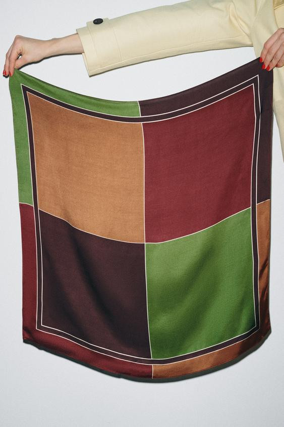 CHECK SCARF | Zara UK