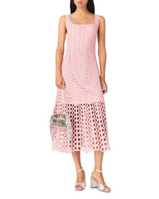 Russelking Rhinestone Crochet Midi Dress | Bloomingdale's (US)