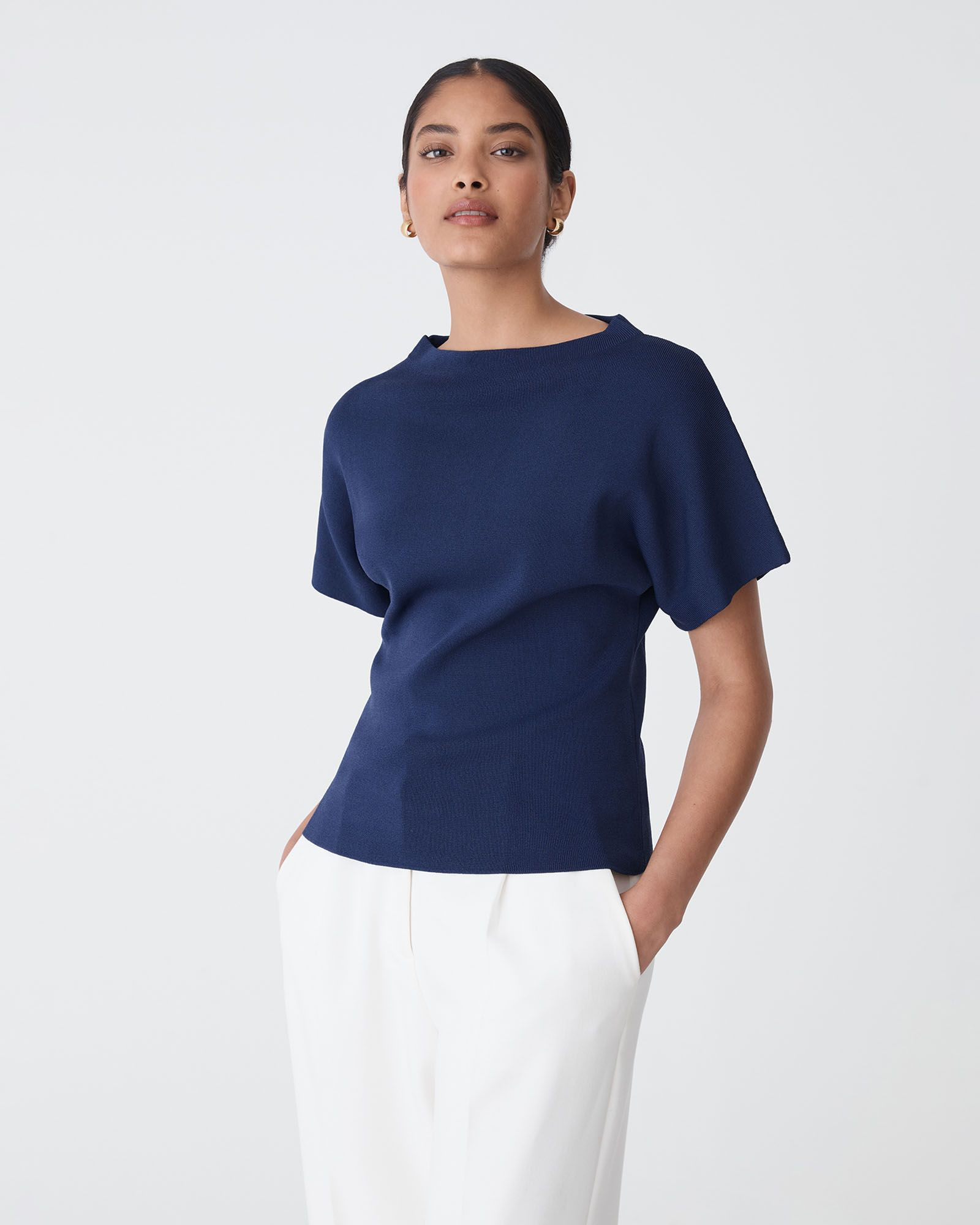 Jemma Relaxed Knit Top | FORCAST