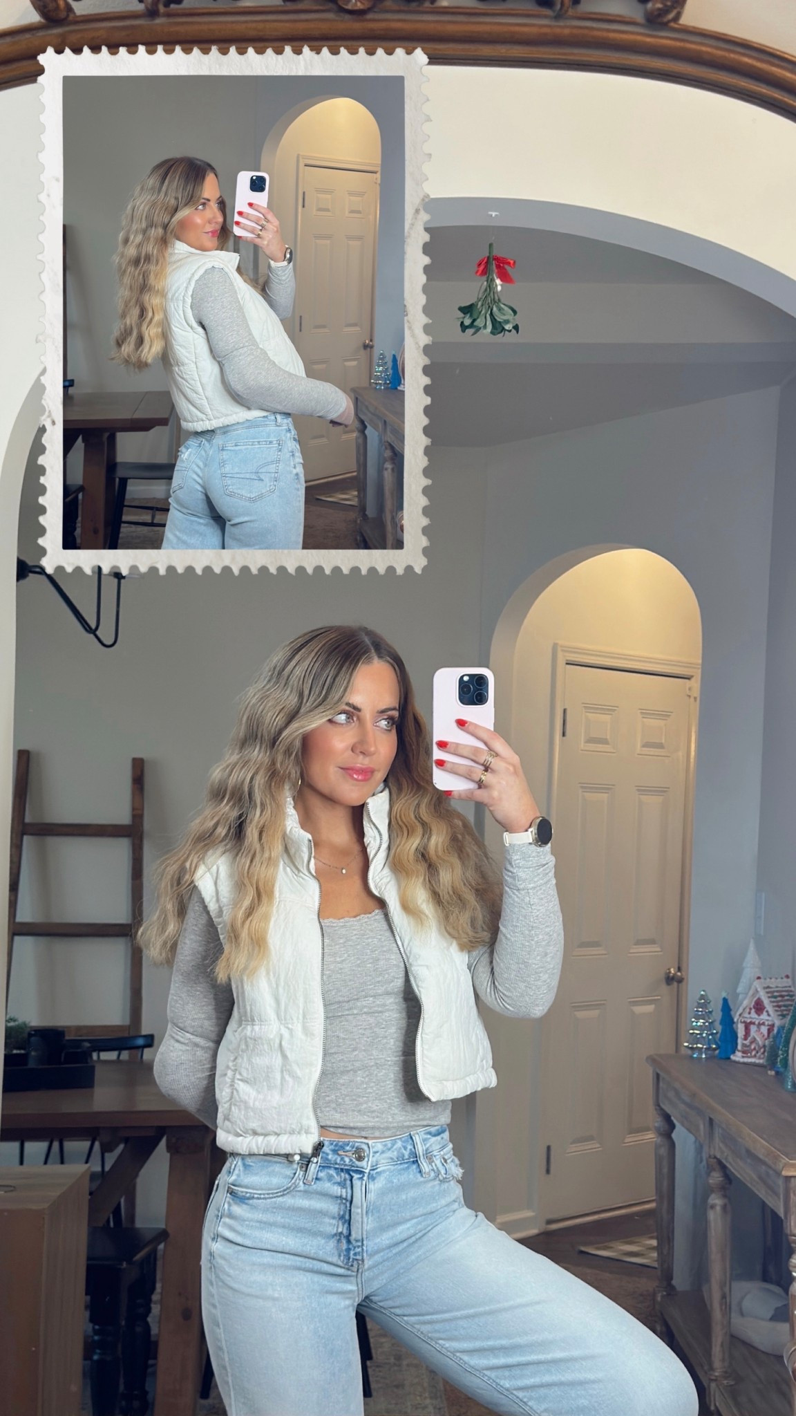 Dreamy drape jeans are my go to! Size 000