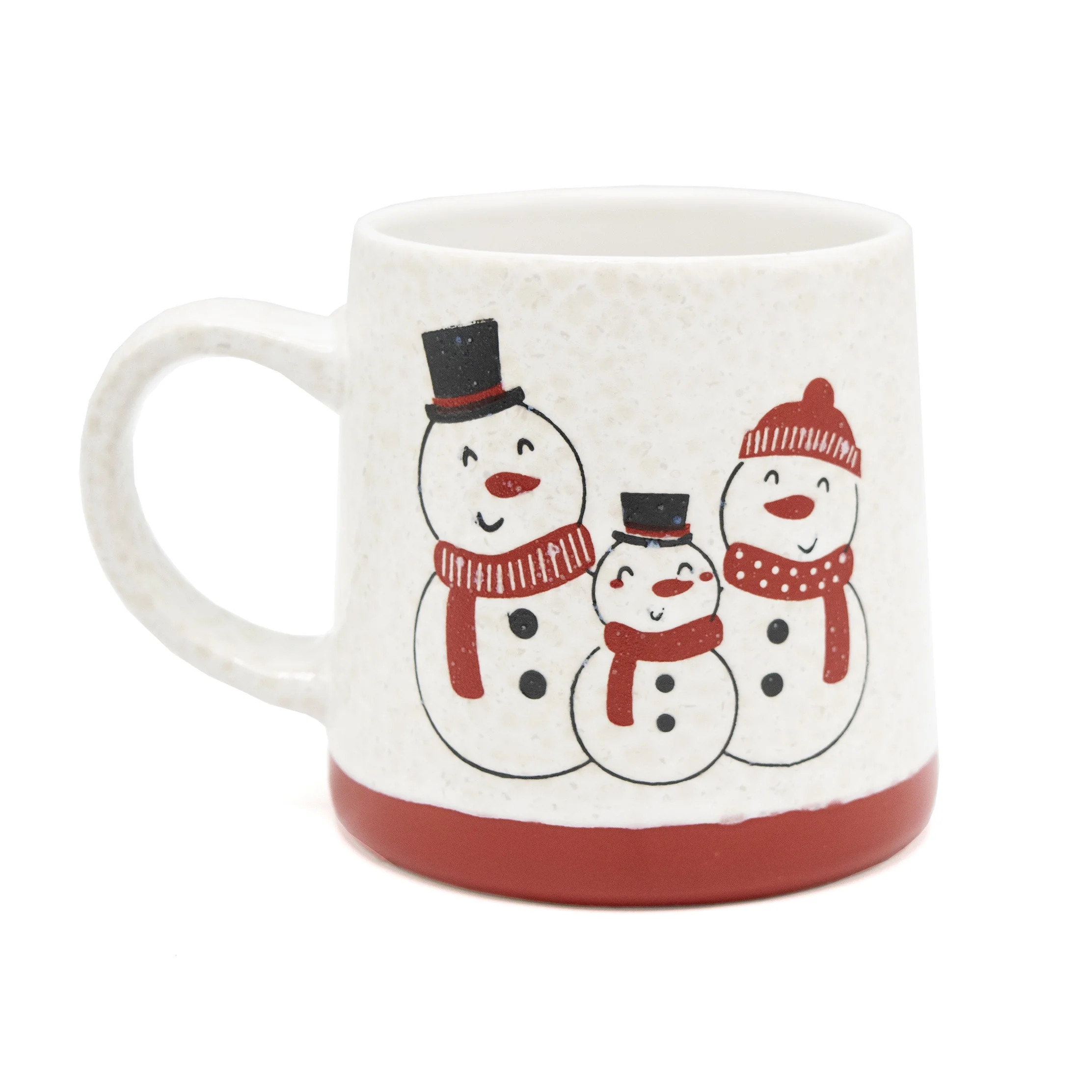 Red and White Snowman Stoneware Christmas Mug, 18 oz, by Holiday Time | Walmart (US)