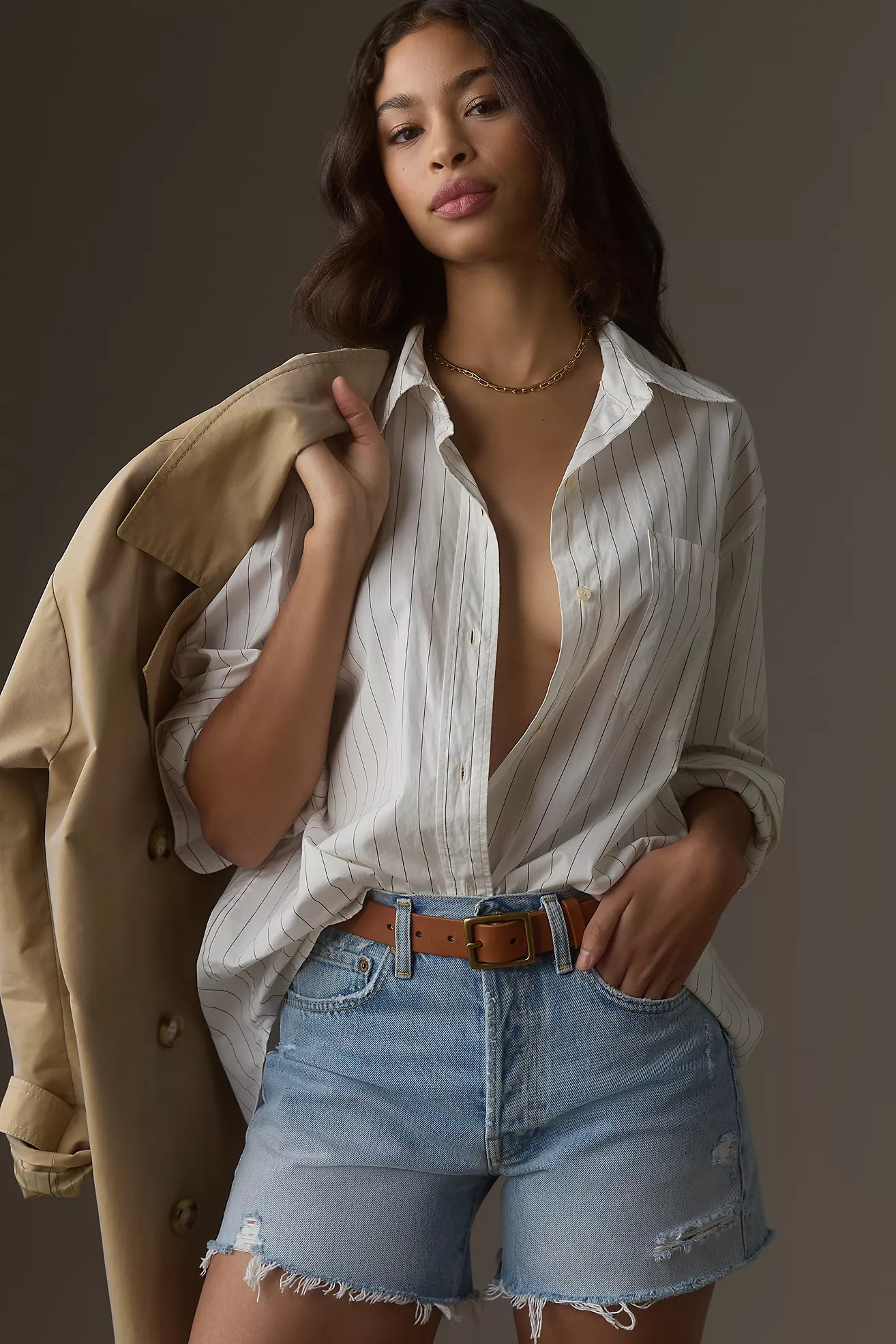 AGOLDE Parker Long Shorts | Anthropologie (US)