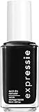 essie expressie Quick-Dry Vegan Nail Polish, Now Or Never, Black, 0.33 Ounce | Amazon (US)
