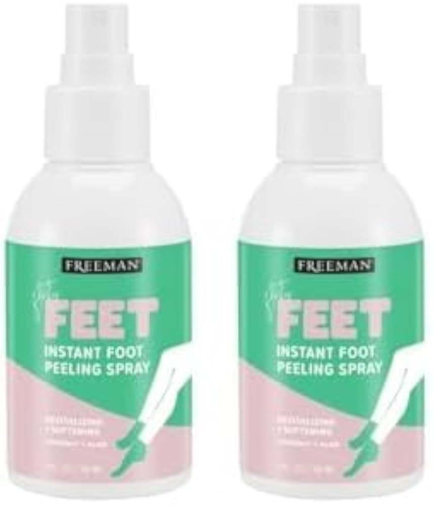 Freeman Flirty Feet Coconut and Aloe Instant Peeling Foot Spray, Softening Foot Peel Mask Exfolia... | Amazon (US)