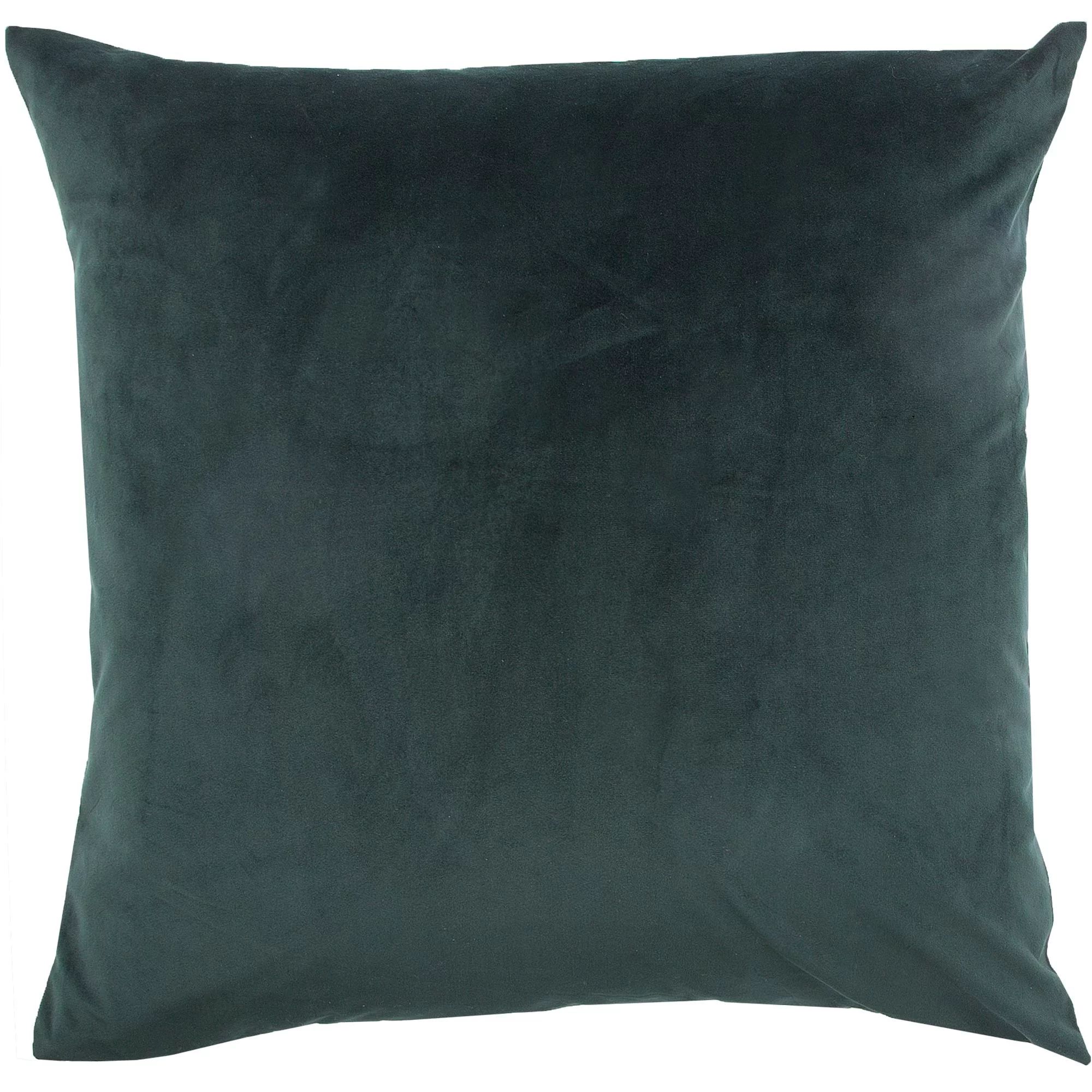 20" Olive Green Solid Velvet Square Throw Pillow - Walmart.com | Walmart (US)