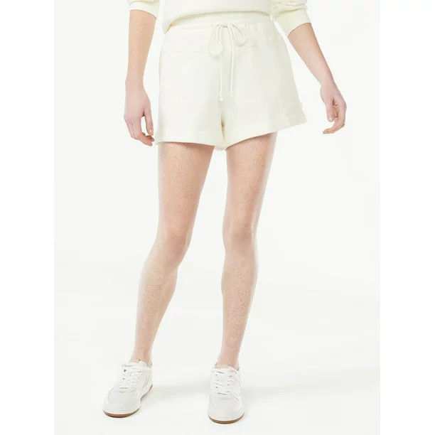 Free Assembly Women's Contrast Stitch Shorts | Walmart (US)