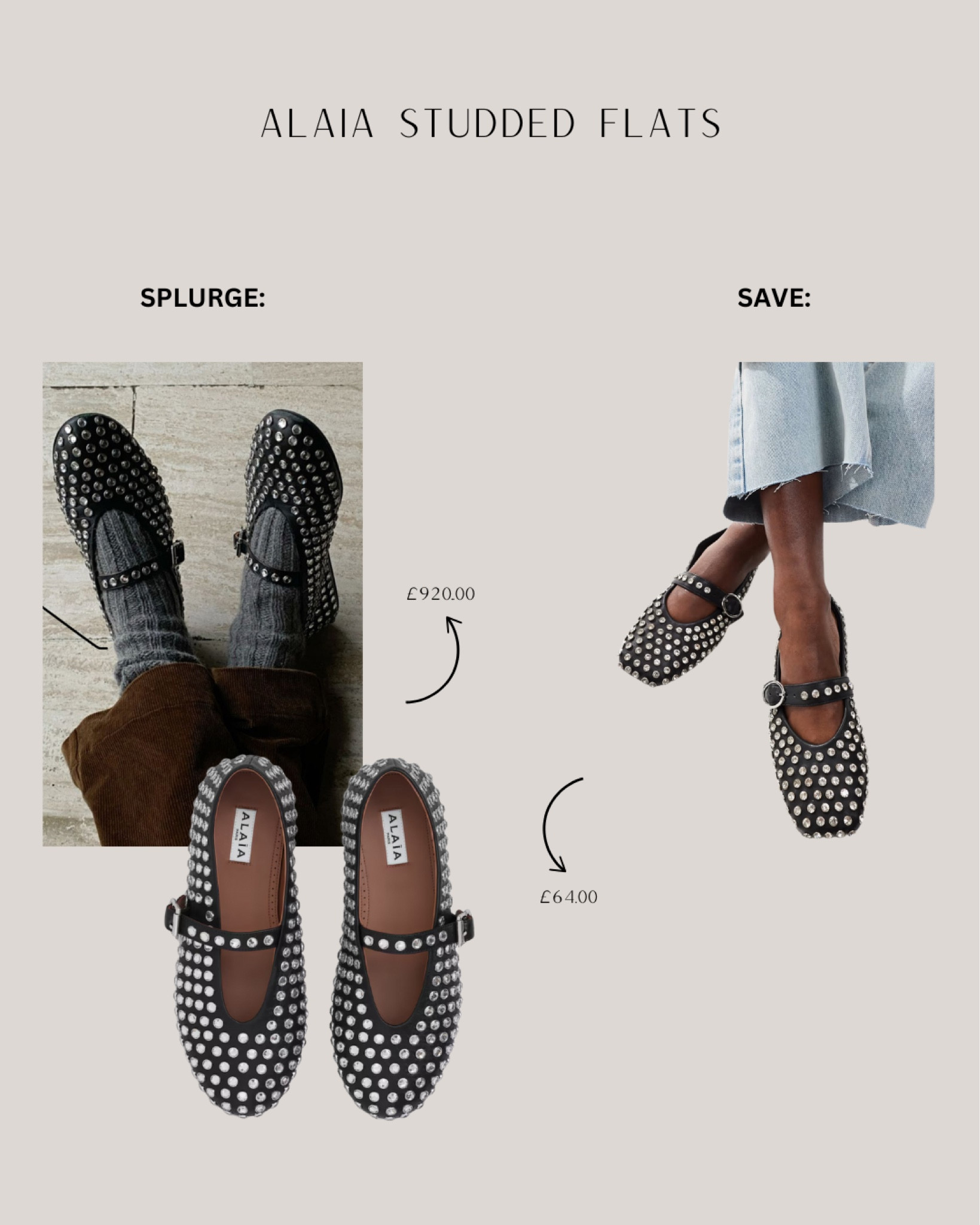Alaia studded flats - splurge or save...

#LTKpartywear #LTKstyletip #LTKluxury