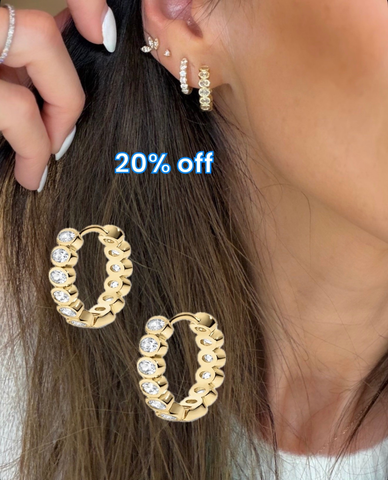 Electric Picks bracelet and hoops set on sale, 20% off.

#LTKSaleAlert