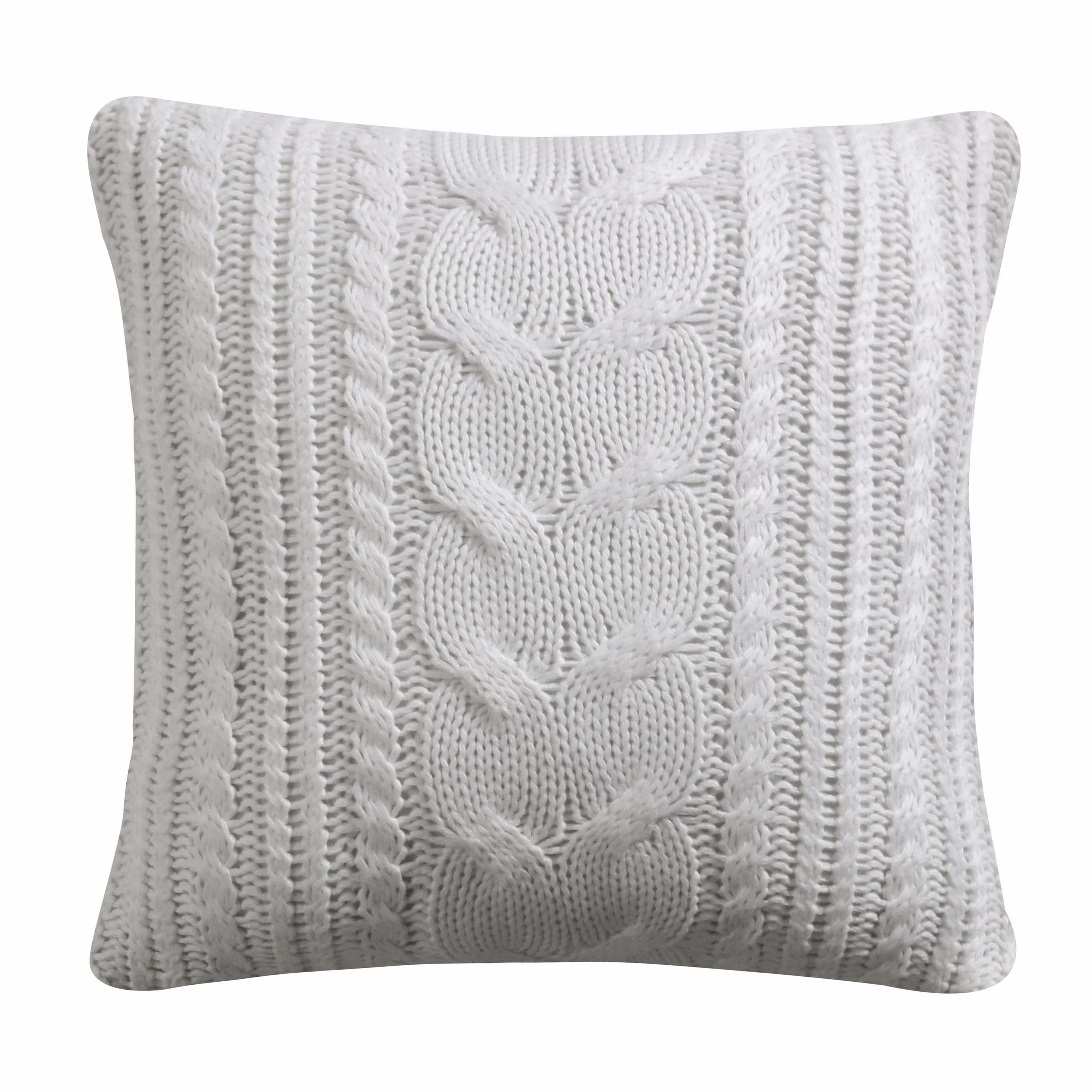 Camden Knit Cream Pillow - 18x18 | Levtex Home