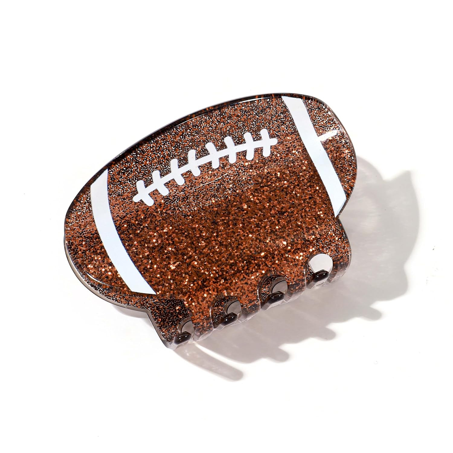 LILIE&WHITE Brown Football Hair Clips for Women Premium Sport Lovers | Amazon (US)