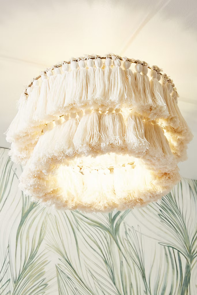 Fela Tasseled Flush Mount | Anthropologie (US)