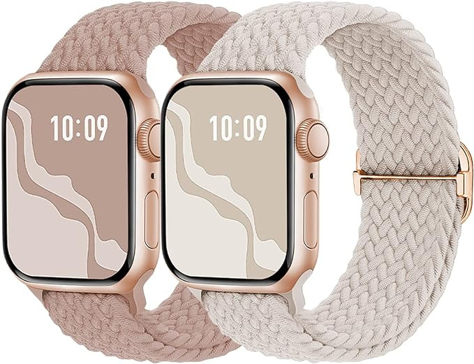 Braided Solo Loop Compatible with Apple Watch Band 38mm 40mm 41mm 42mm 44mm 45mm 49mm, Adjustable... | Amazon (CA)