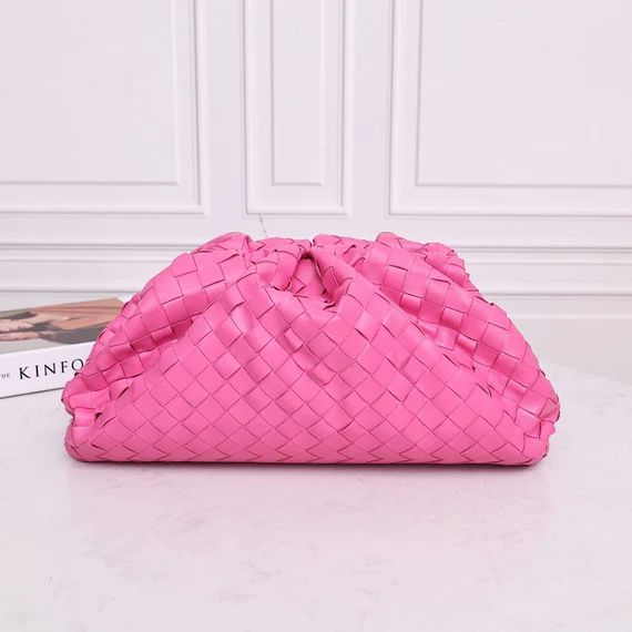 Genuine Leather Clutch Bag Large Pouch Bag Cloud Bag Dumpling | Etsy | Etsy (US)