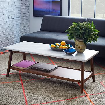 Reeve Mid-Century Rectangular Coffee Table | West Elm (US)