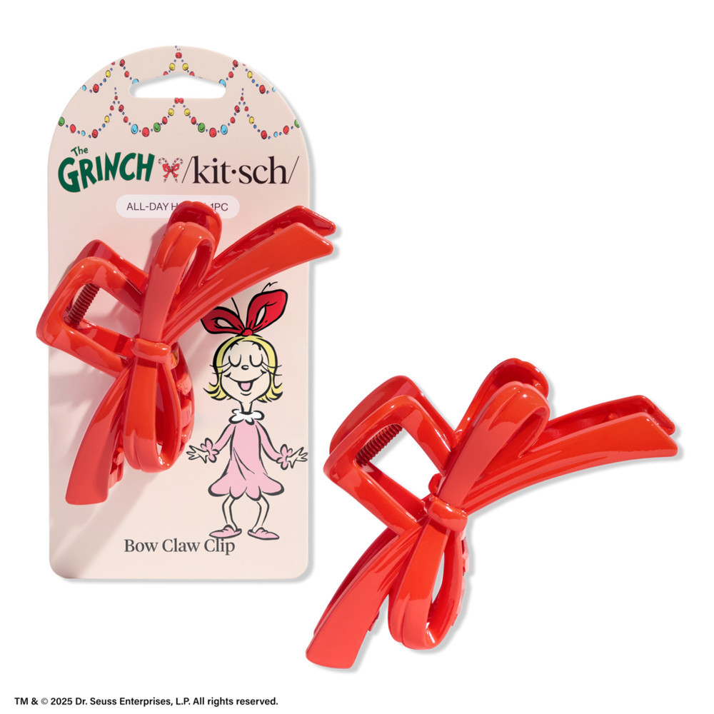 The Grinch x Kitsch Bow Claw Clip | Ulta
