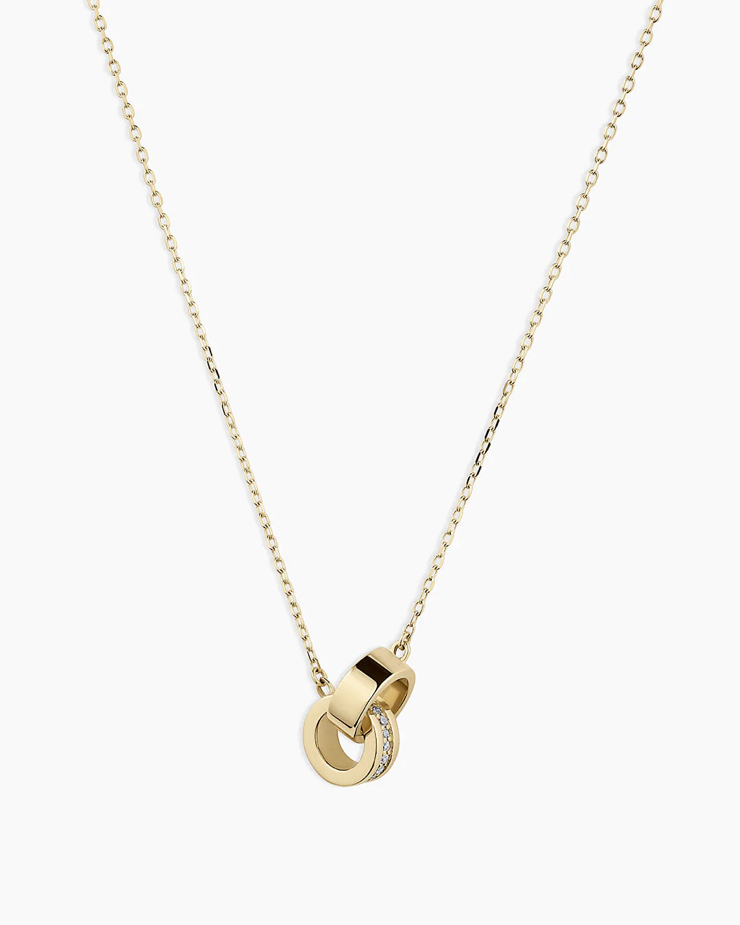 Diamond Bond Interlocking Rose Necklace | gorjana