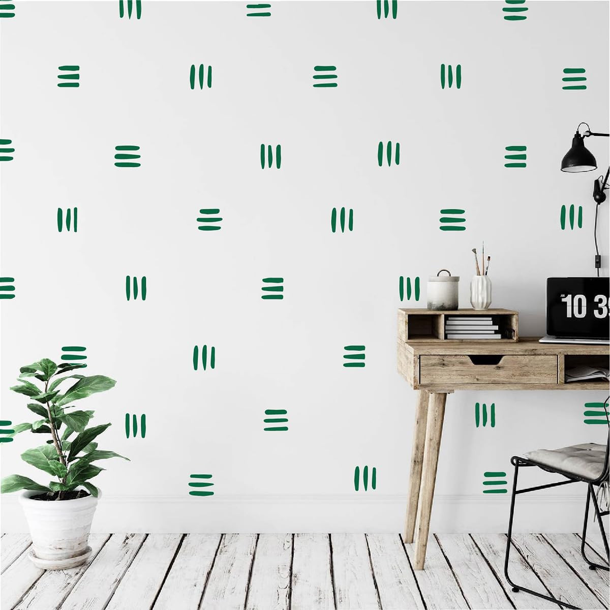 120pcs Modern Line Wall Stickers Boho Nursery Kids Living Room Scandinavian Home Décor Self-Adhe... | Amazon (US)