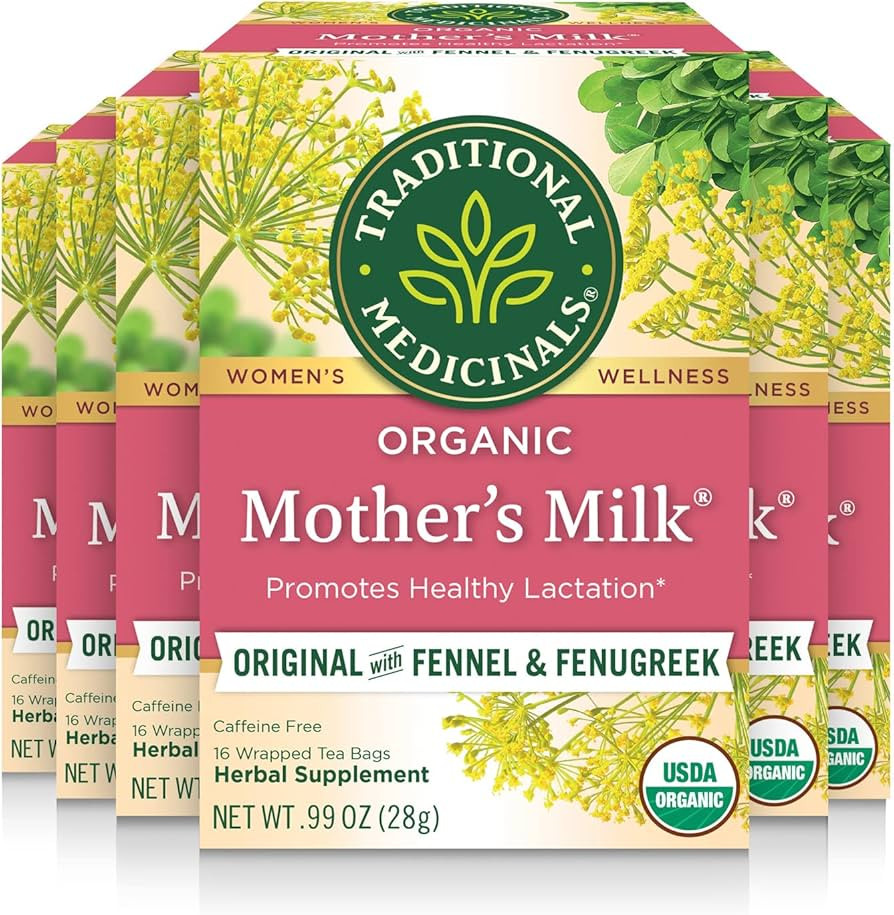 Traditional Medicinals - Organic Mother's Milk Herbal Tea (6 Pack) - Promotes Healthy Lactation i... | Amazon (US)