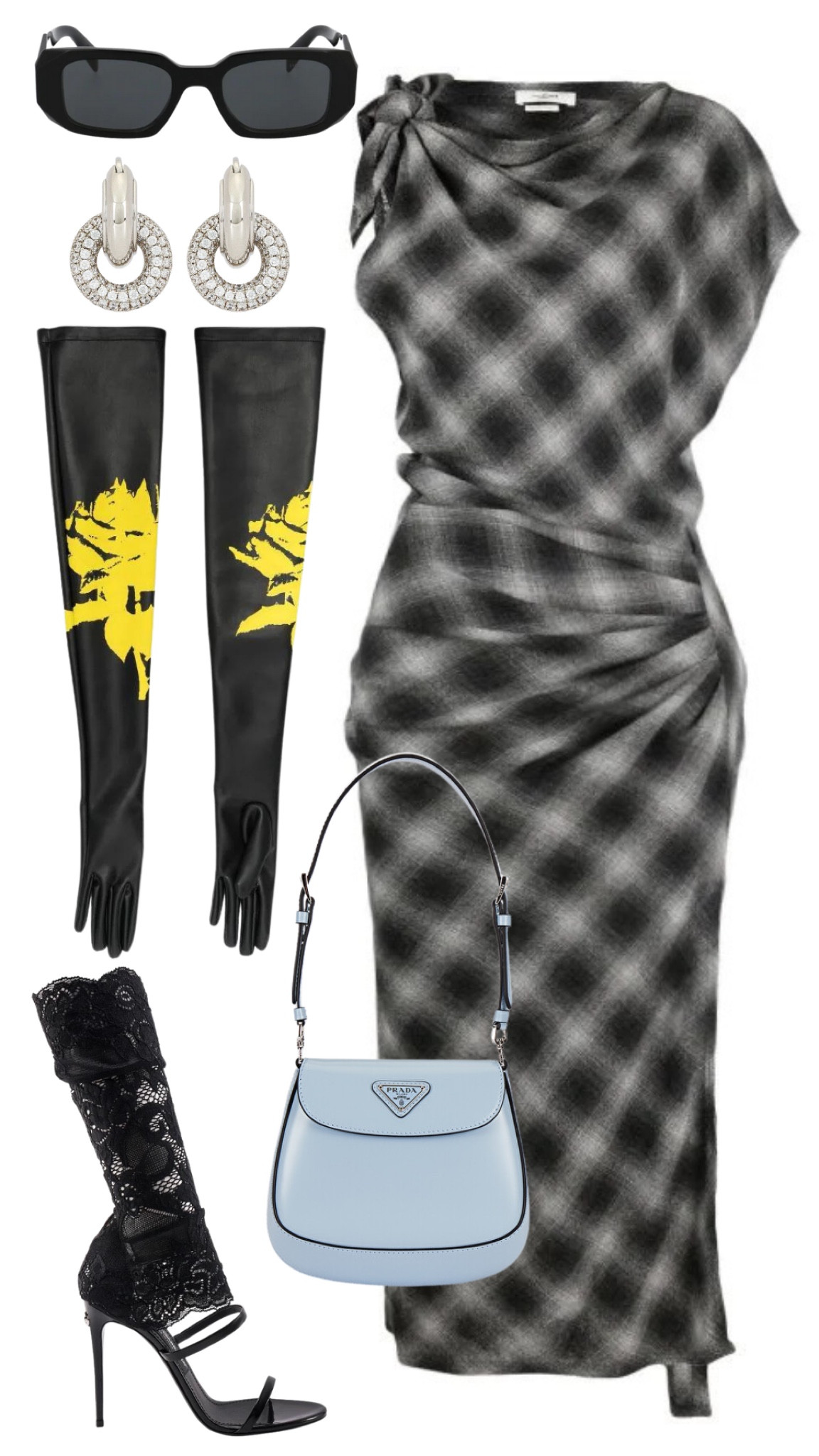 isabel marant etoile
philosophy di lorenzo serafini leather gloves 
prada cleo bag 
d&g sandals
prada sunglasses 
AJ love hoop earrings 

#LTKFind #LTKfit #LTKstyletip