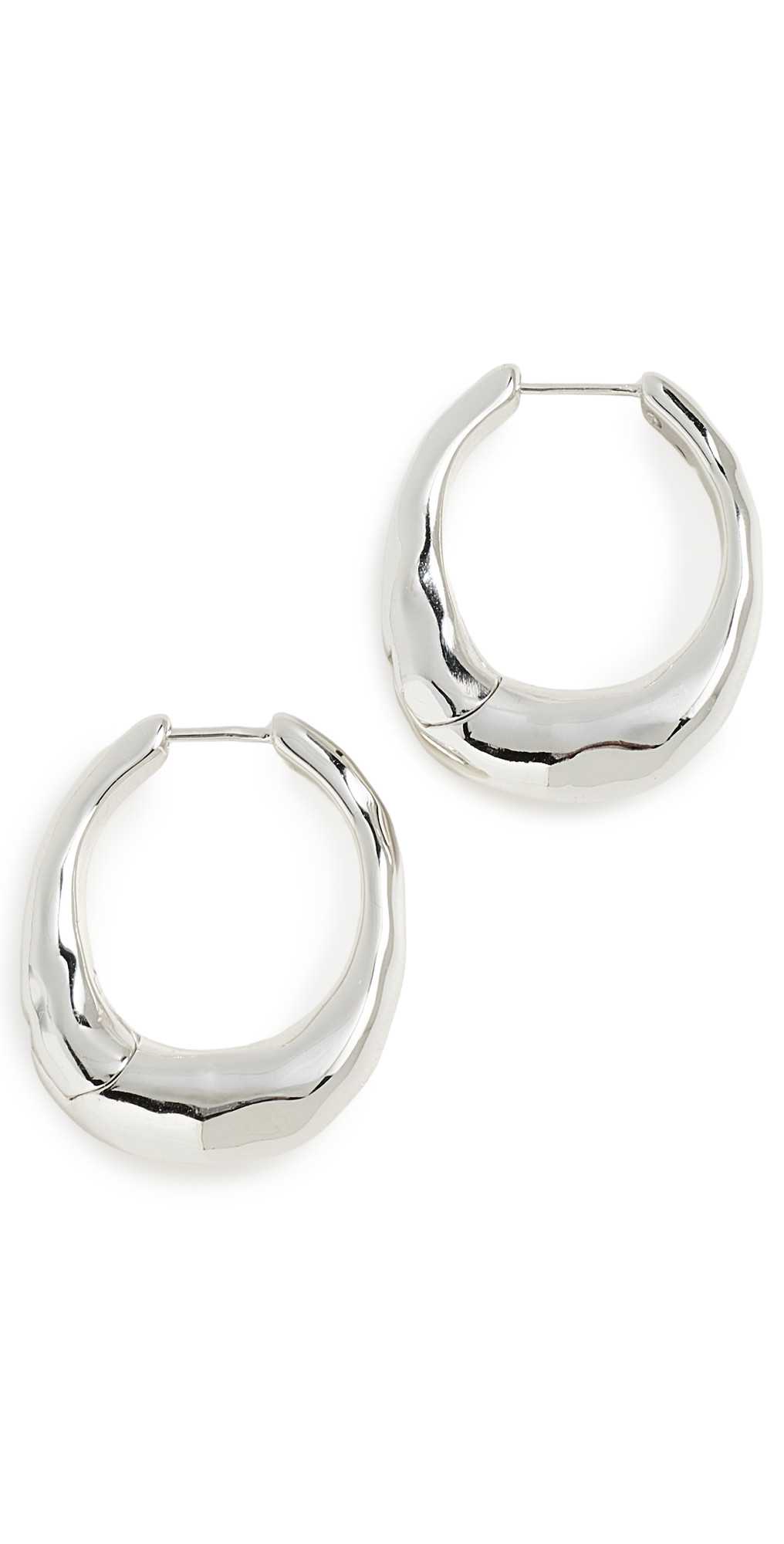 Madewell Hammered Puffy Huggie Hoop Earrings | Shopbop | Shopbop