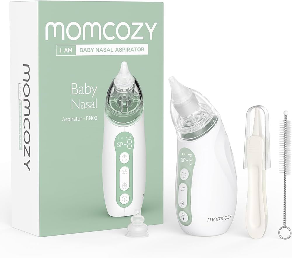 Momcozy Baby Nasal Aspirator, Strong Suction Electric Nose Aspirator for Toddler, Portable Baby N... | Amazon (US)