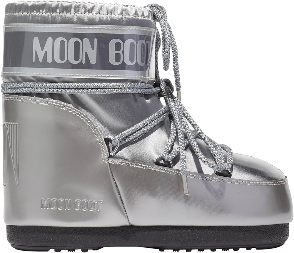 Amazon.com: Moon Boot, Icon Low Glance Unisex Boots, 36/38, Silver : Luxury Stores | Amazon (US)
