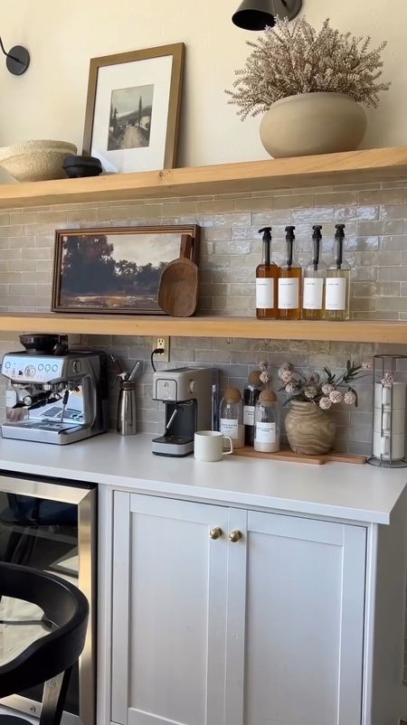 Come style my coffee bar with me using some of my favorite @walmart #walmartpartner finds! Especially loving this taupe colored Espresso Machine 😍😍😍

#LTKFindsUnder100 #LTKHome