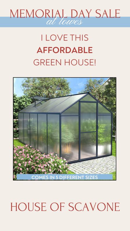 I am in LOVE with this green house and it’s under $500 right now for the 10’ 🪴🌿🌱 #greenhouse #gardening #garden #gardenfinds #gardensale #lowessale #memorialdaysale #memorialday 

#LTKSeasonal #LTKSaleAlert #LTKHome