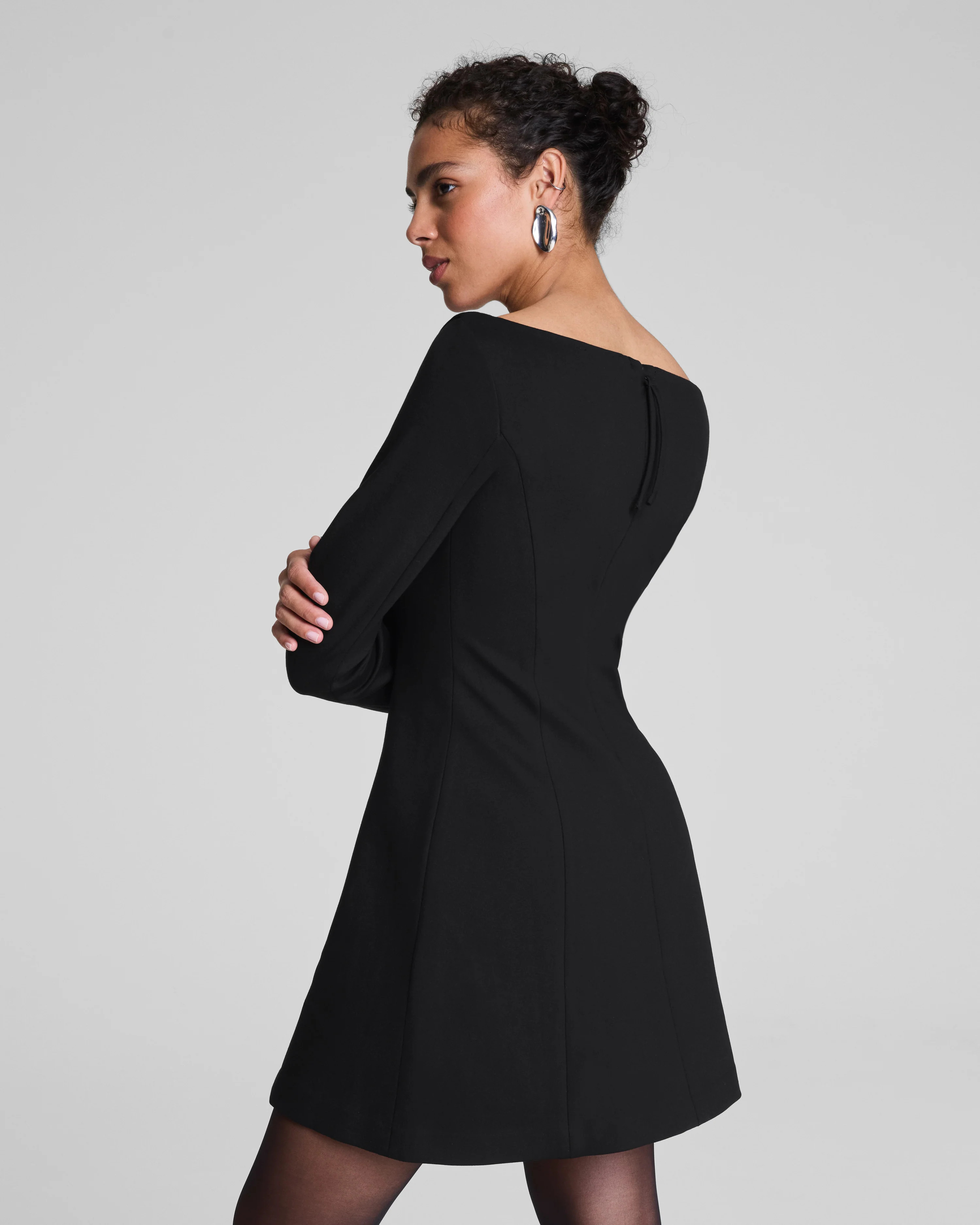 Ponte Long Sleeve Mini Dress | Spanx