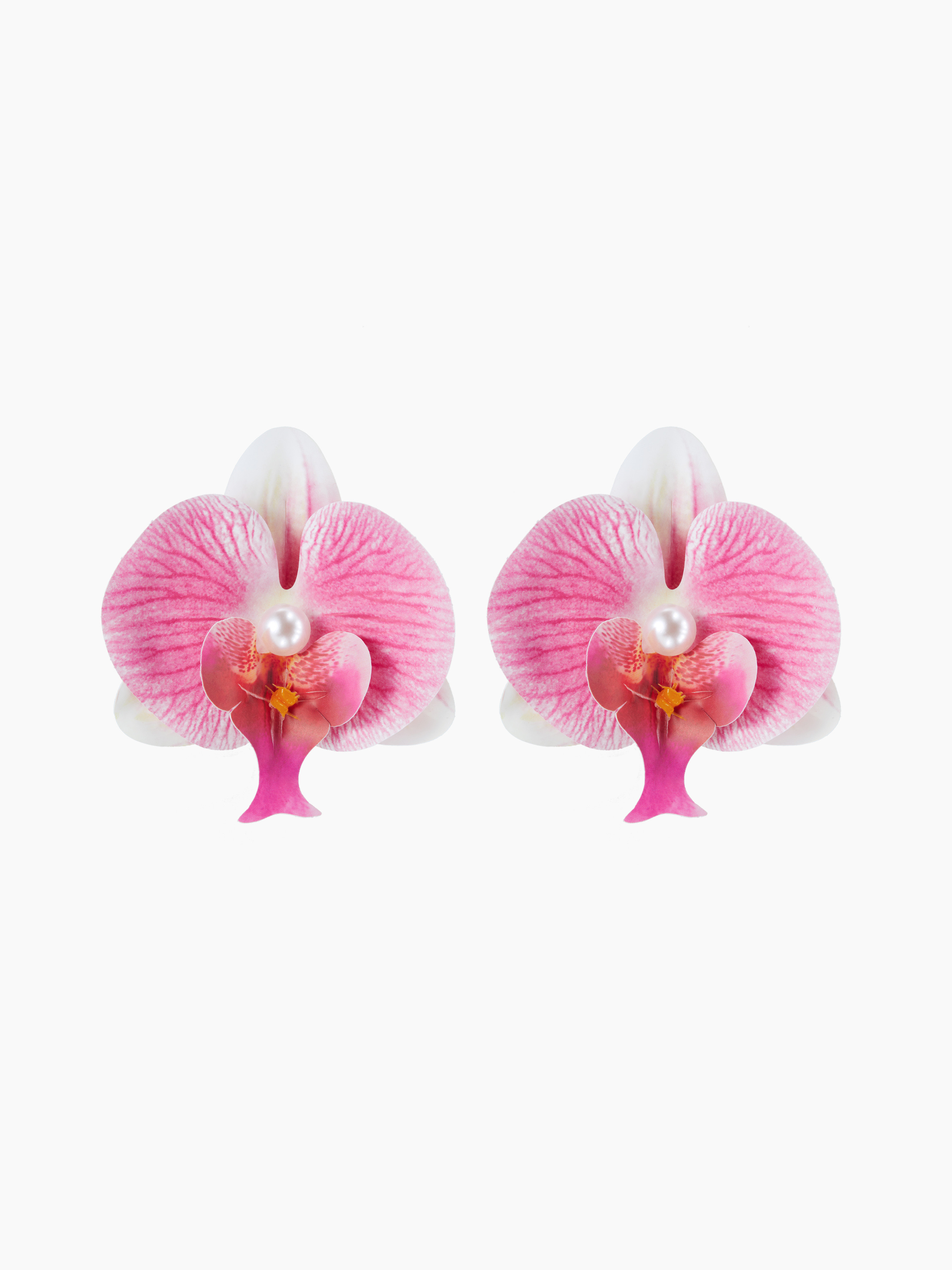 Artifical Pearl FLOWER & FAUX PEARL STUD EARRINGS For Beach Vacation Swimming Pool Wedding Date | Cider