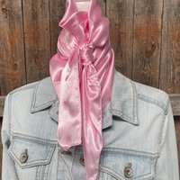 Wrs27 Solid Pink Wild Rag/Scarf | Etsy (US)