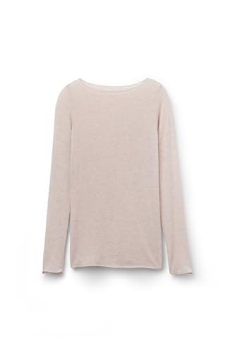 Intimissimi Woman's Boat Neck Modal Cashmere Ultralight Top in Beige, Size M | Amazon (US)