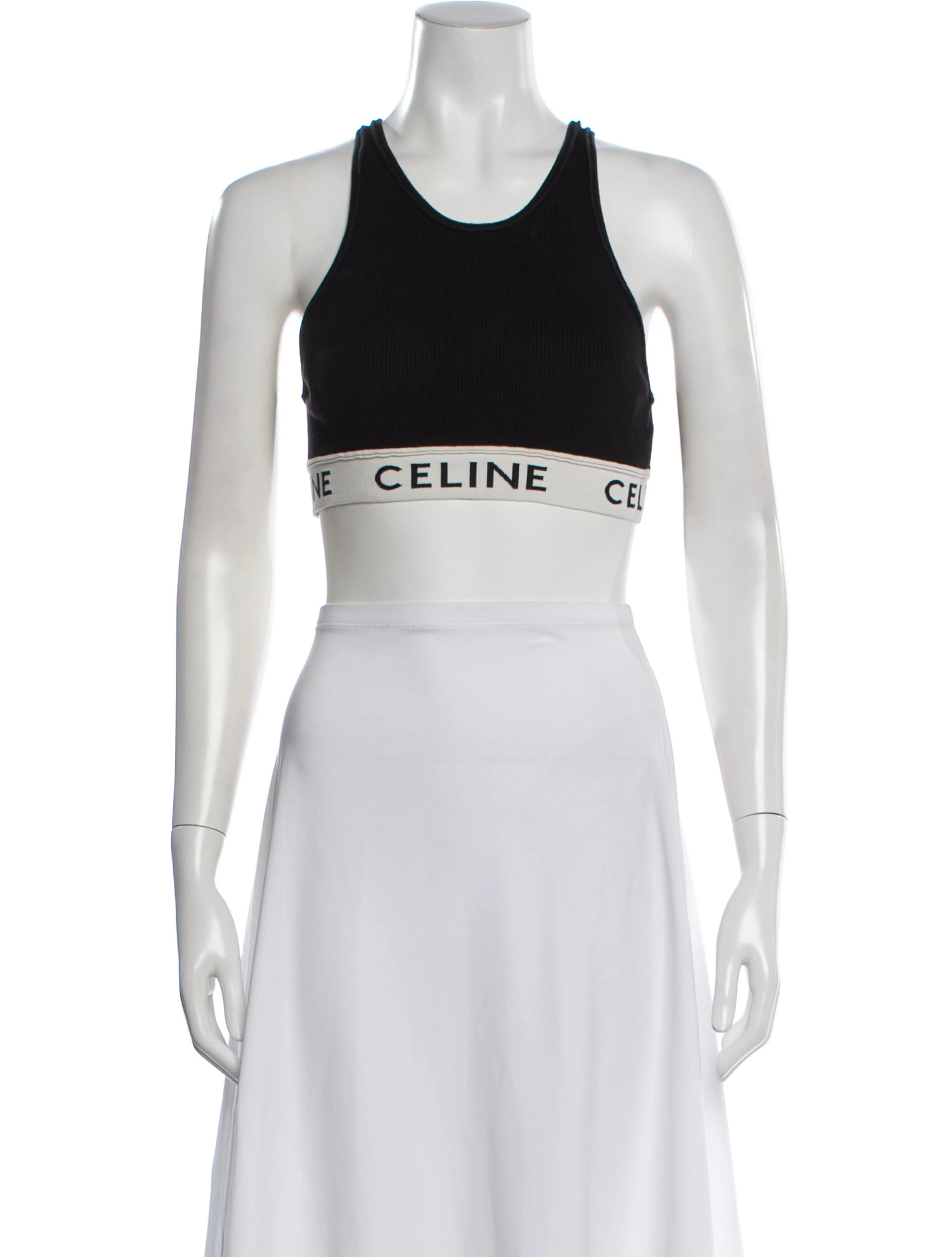 Crew Neck Sleeveless Sports Bra | The RealReal