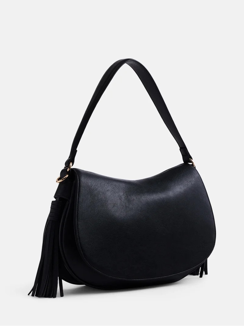 Scenario Women's Saddle Bag, Black | Walmart (US)