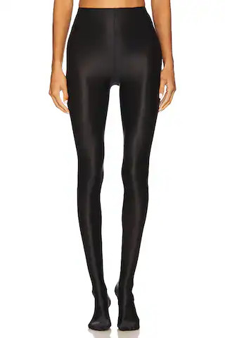 Metallic Striped Tights in Black | Revolve Clothing (Global)