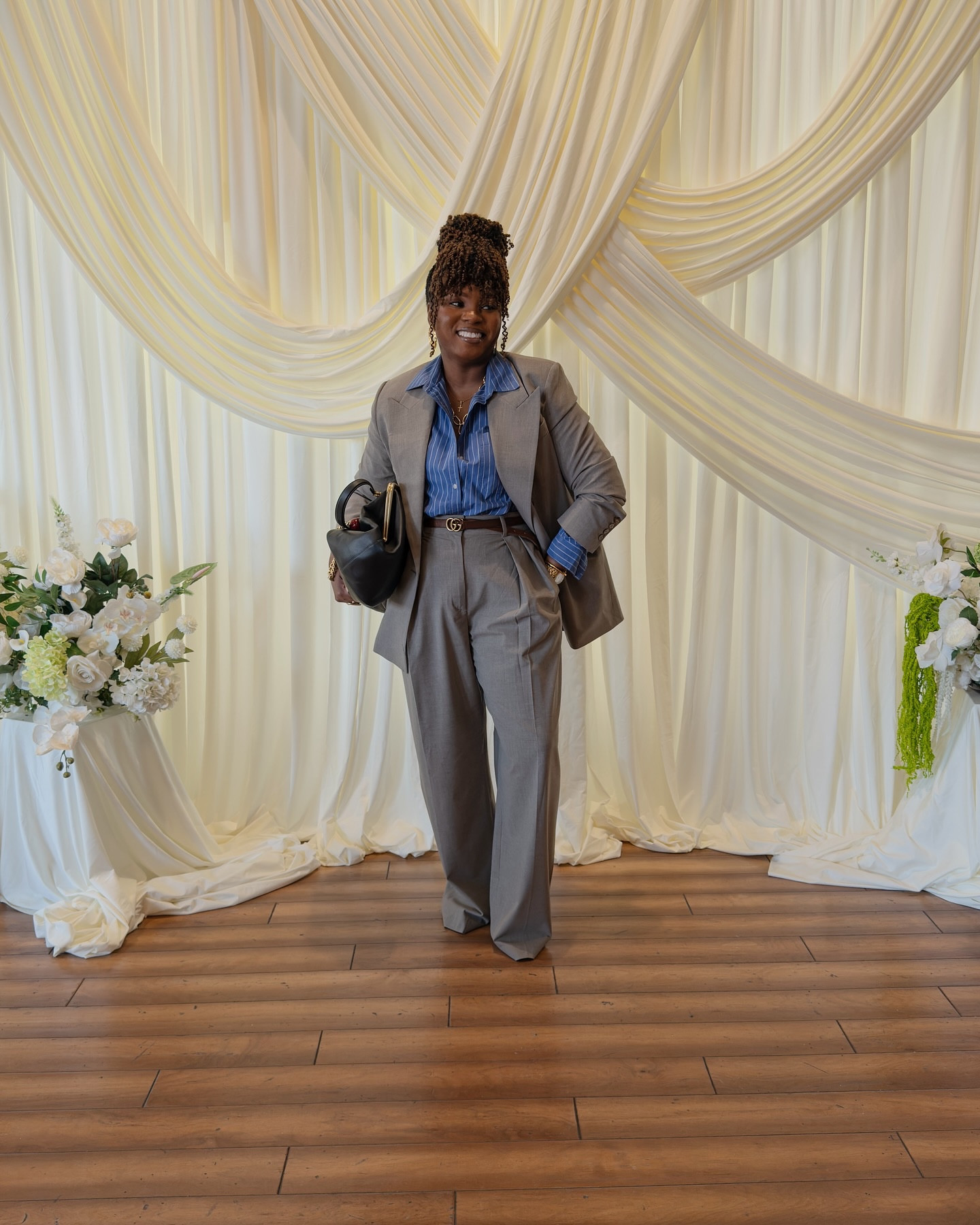 Sometimes you say yes before you fully see the picture — and then you walk into the room and realize God knew exactly what He was doing. 

Yesterday’s Brand You Brunch was one of those moments. I was invited to pour into women, to share what I know about style, presence, and showing up as the brand you’re called to be — and somehow, I left feeling fuller than when I arrived.
That’s what happens when a room is built right.

Thank you @yaniquechantalle for not just hosting an event, but holding space for women to be seen, celebrated, and challenged. You created something that felt like a gift — and we all got to unwrap it together.

To my fellow panelists ……sharing that stage with you was an honor. The wisdom, the warmth, the way each of you carries your gift — it was everything.

This is my year of open doors. And this was just the first one. 

Outfit Details:
Suit: @mango | Top: @bananarepublic | Belt: @gucci | Bag: @coach 

#BrandYouBrunch #PersonalStylist #wardrobeinspo #womensfashion #womenempowerwomen