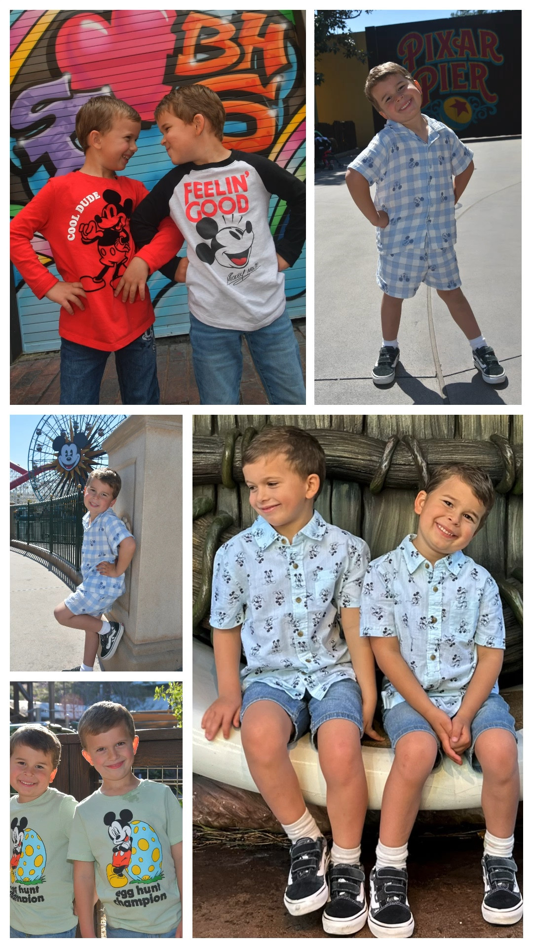 Spring Break Disneyland OOTD for boys! Adventure-ready at the happiest place on earth! 🏰✨ Today’s #OOTD for my little explorers: comfy yet stylish, with plenty of room for fun and games. Let’s make magical memories together! 💫 #DisneyStyle #SpringBreakAdventures

🏷️ Disneyland outfit for boys, Cute boys outfits, Theme park outfit ideas, Comfortable attire, Boys Disney fashion, Best outfits for theme parks, Disneyland inspiration 

#LTKkids #LTKfamily #LTKtravel