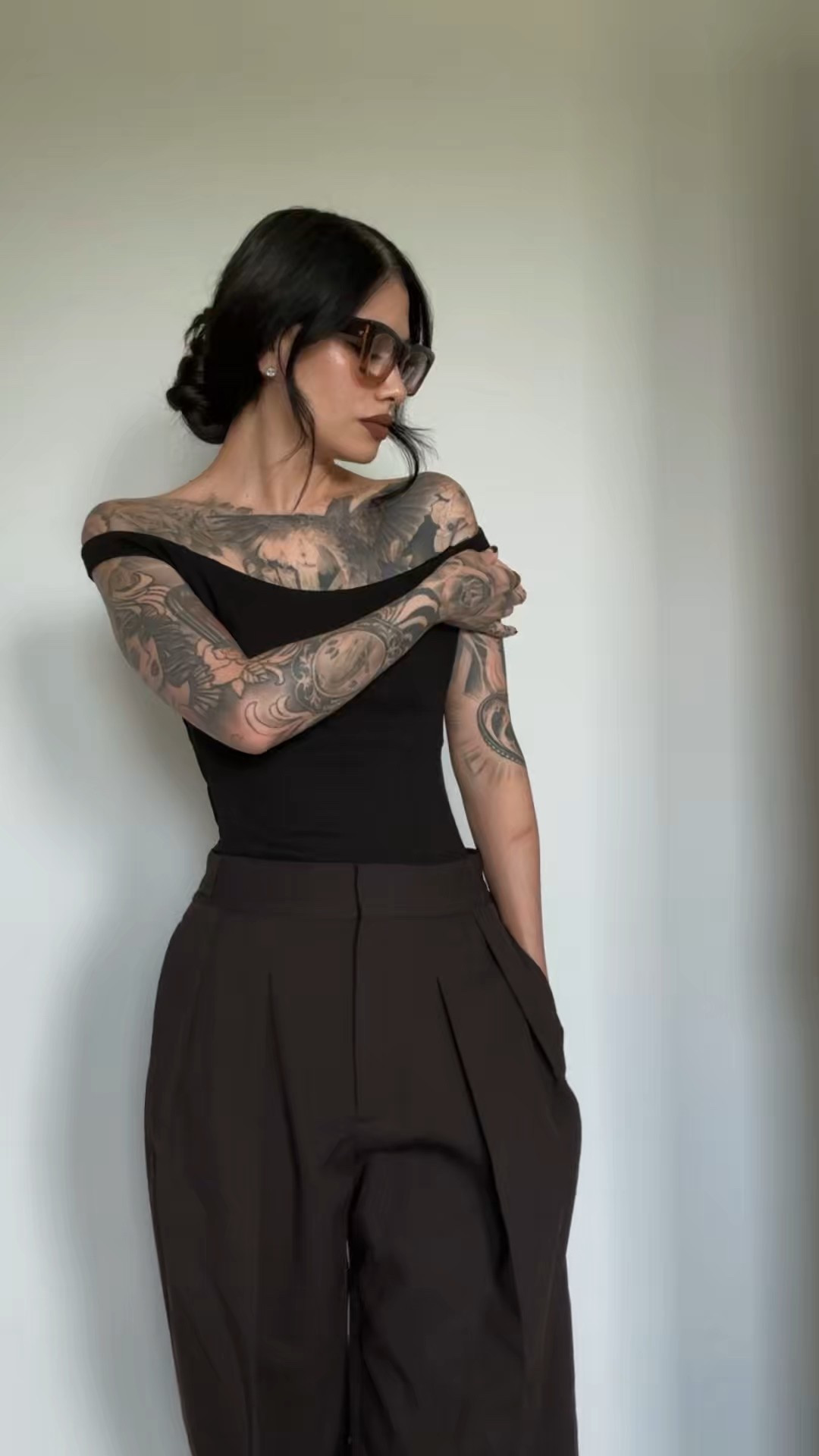 Be sure to size down on this Marcella Top! I always size down, I am wearing a size xs. It has a built in band to help those with a larger bust size! These pants are not the exact same but similar from Cos. And my ballet flats are Dolce Vita and are true to size! I wear a 6.5 and they fit so comfortably .

#LTKFindsUnder100 #LTKSaleAlert #LTKStyleTip