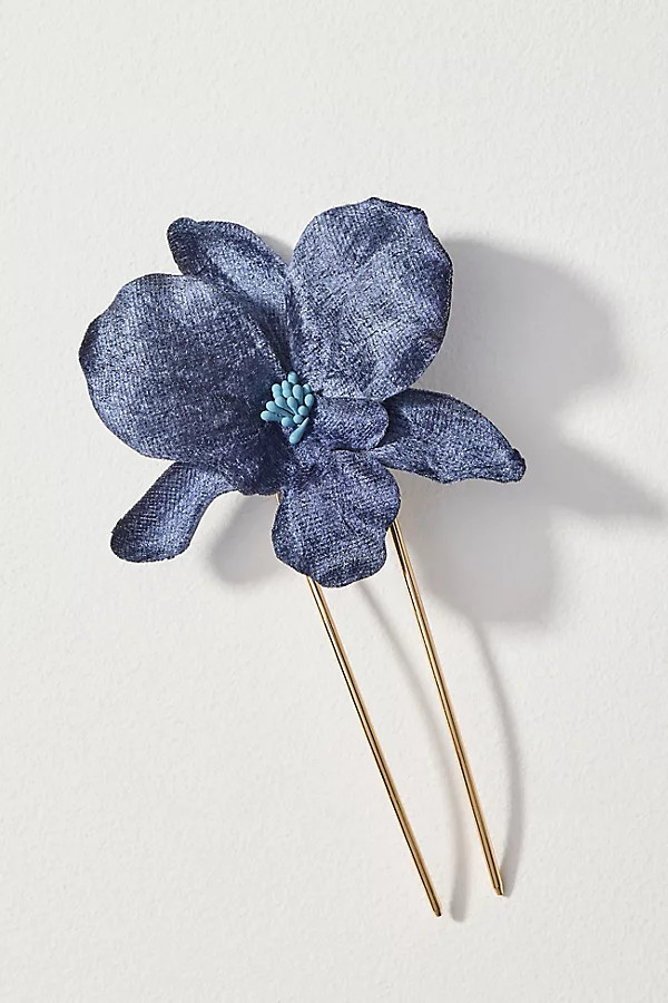 Flower Bloom French Hair Pin | Anthropologie (US)