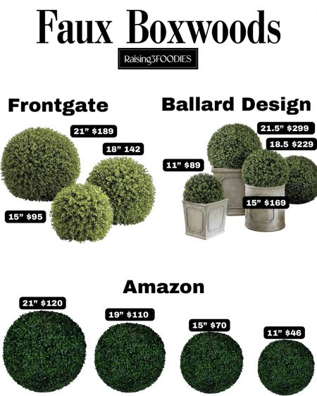 Faux Boxwoods for your front porch!  I love not having to maintain all summer! 


Frontgate, Amazon finds, Ballard design

#LTKSeasonal #LTKstyletip #LTKhome
