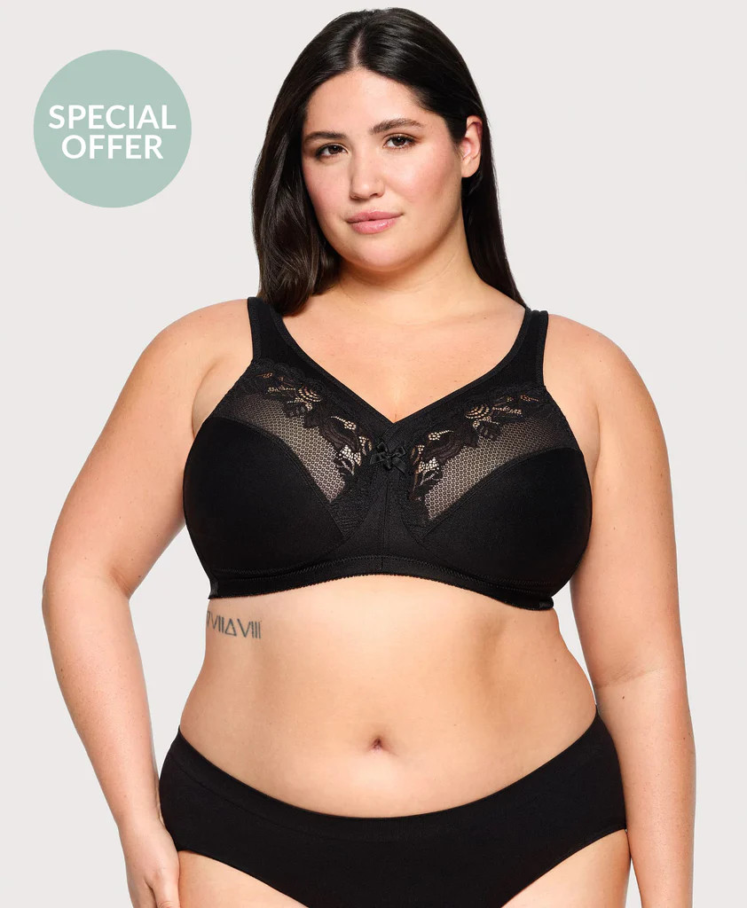 MagicLift Minimizer Bra Black | Glamorise Foundations