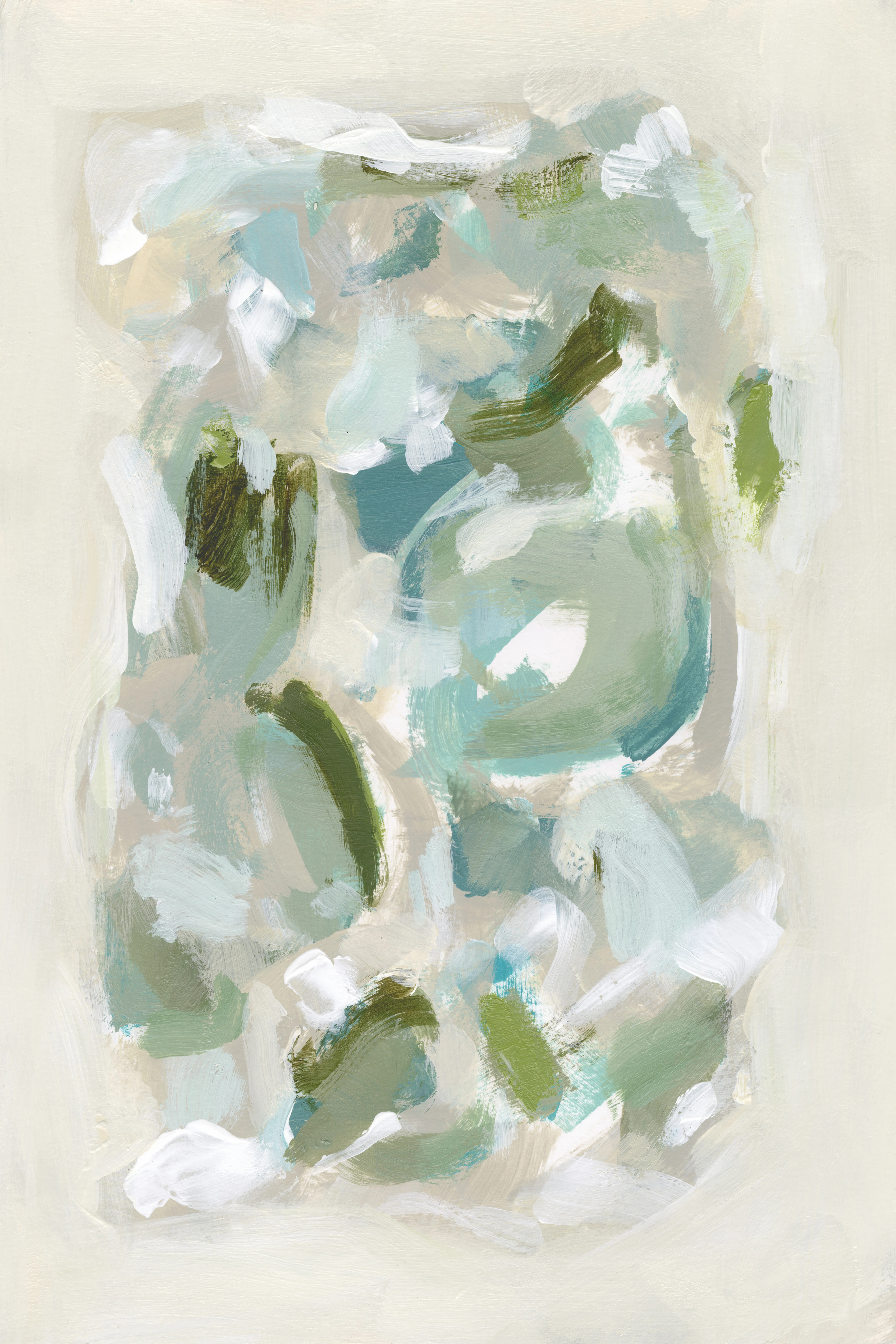 " Tinted Abstract VI " by Christina Long Painting Print | Wayfair North America