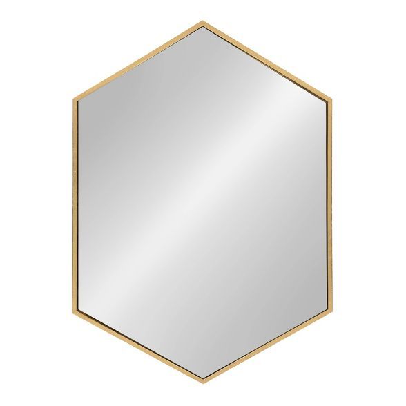 Kate and Laurel Mcneer Large Hexagon Metal Wall Mirror | Target