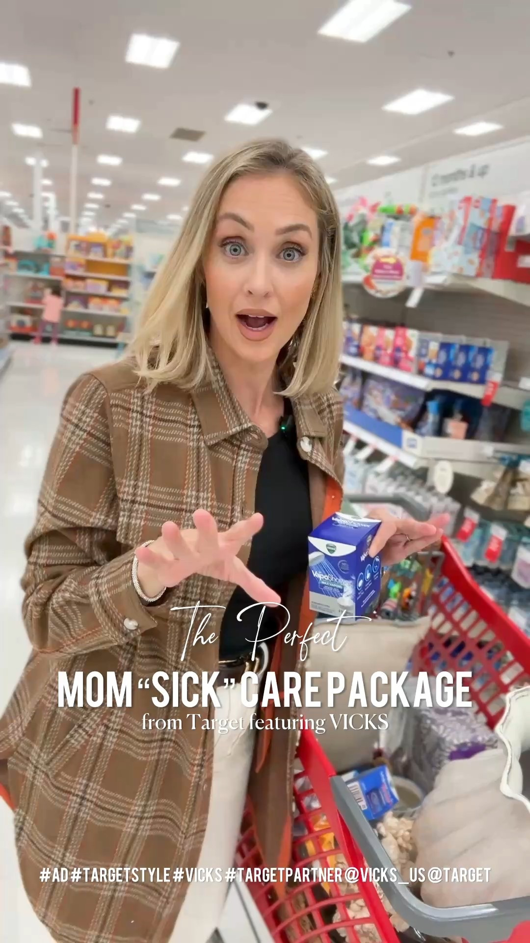 #Ad #targetstyle #vicks #targetpartner @vicks_us @Target

This is everything I keep on hand during flu season — for my kids and for me — because moms don’t really get to opt out.

My sick-day essentials from Target include:
• Scalloped woven tray (Threshold) to keep everything organized
• White Stanley tumbler — hydration always
• Ceramic Vase
• Jar Candle
• Dried Flowers
• Jammies
• Vicks VapoShower tablets (non-medicated soothing vapors)
• Vicks VapoRub (classic for cough + comfort)
• Vicks VapoCOOL Severe throat lozenges
• Vicks VapoStick — quick, mess-free soothing vapors

When everyone else goes down, the house still runs — so I keep simple systems like this in place to help me power through and feel better fast. Everything is linked and easy to grab at Target.

@Shop.LTK, #liketkit https://liketk.it/5M6el