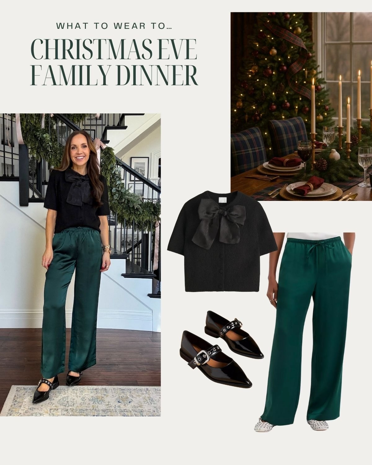 Holiday Outfit inspiration! 
@loft pants 
@walmart top, out of stock so linked similar 
@anthropologie shoes 

#LTKgrwm #LTKootd #LTKHoliday