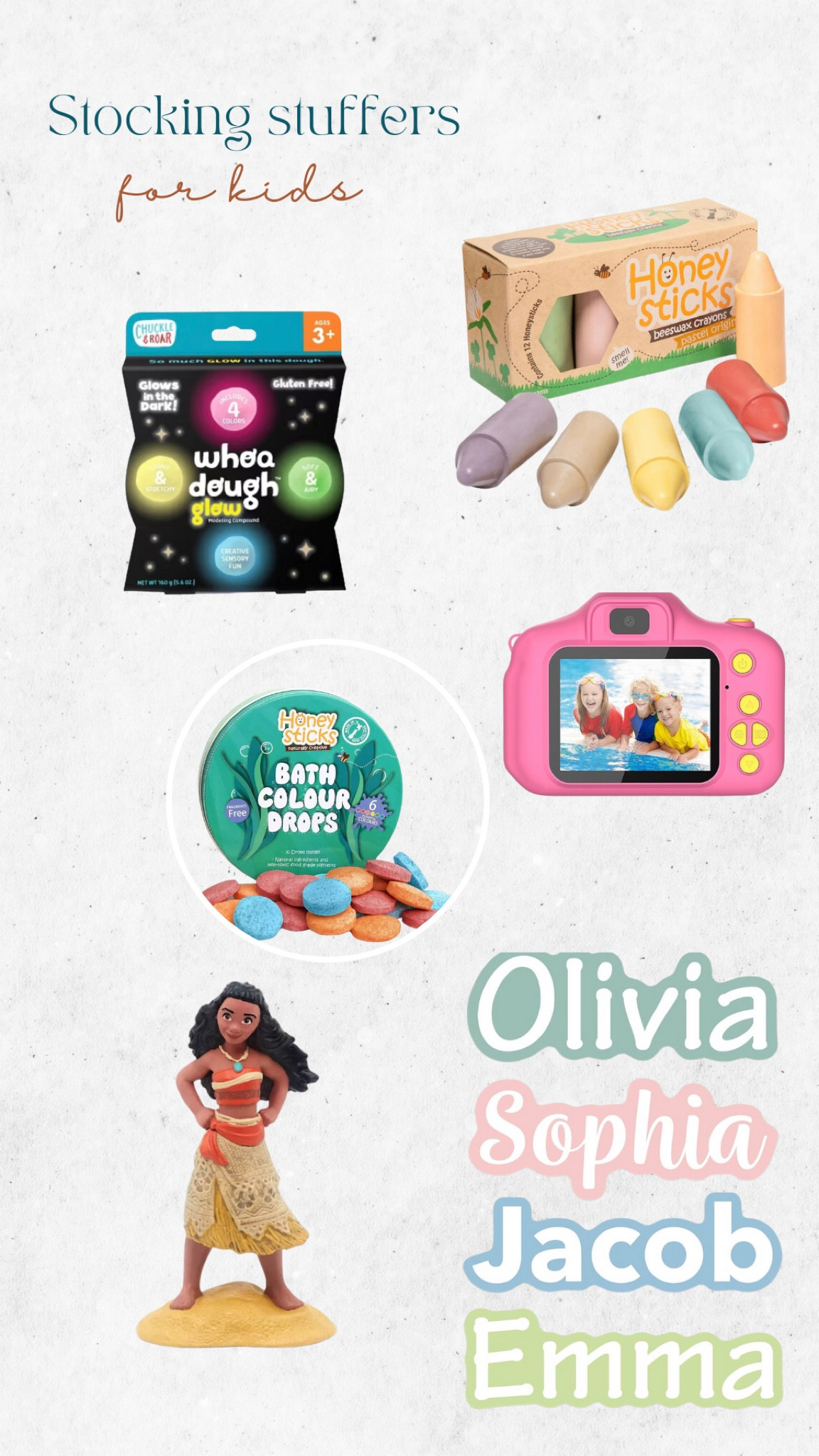 Stocking stuffers for kids! Nontoxic fun that’s not junk and any kid would love. Bath stuff is always a hit at my house🫧

#LTKKids #LTKHoliday #LTKGiftGuide