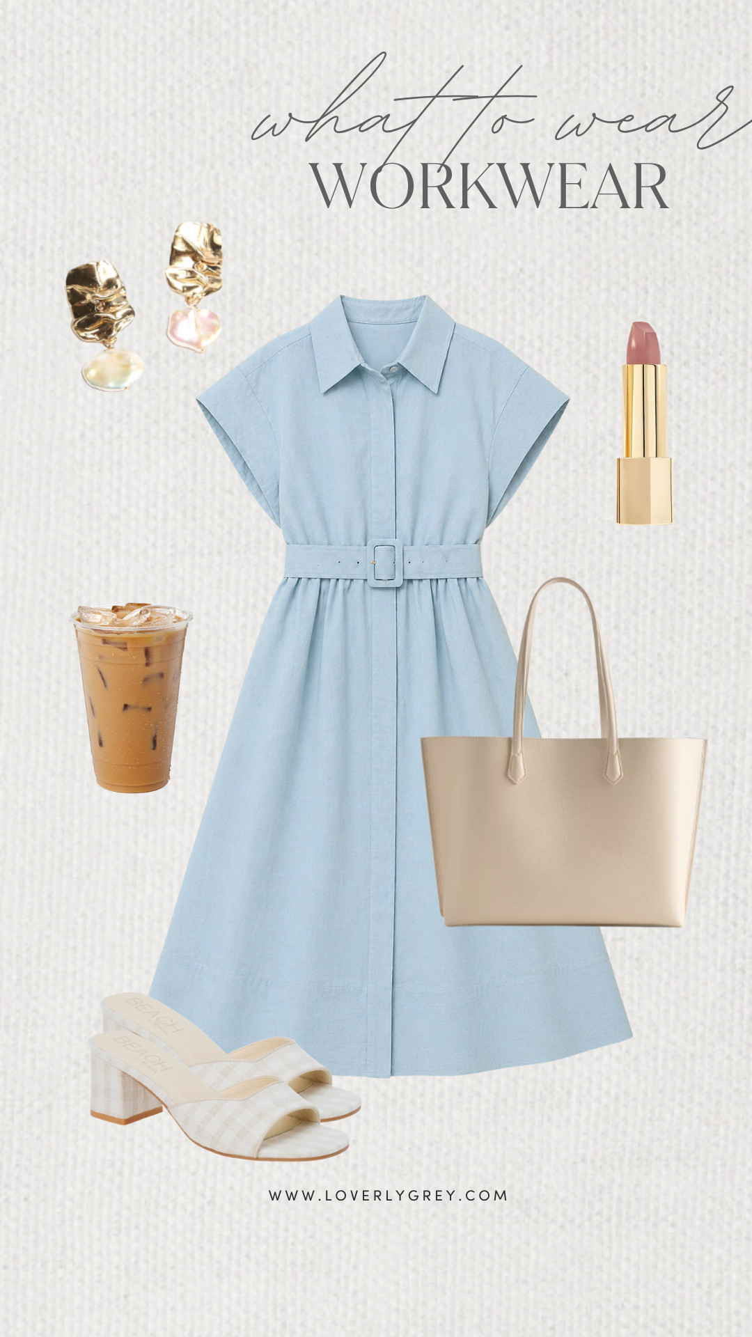 Loverly Grey, what to wear to work!
I am loving this belted blue shirt dress for a polished, effortless look that works all day. I’d style it with neutral heels, a structured tote, and gold statement earrings for a chic office outfit.
Loverly Grey, what to wear to work. 

 #LTKgrwm #LTKootd #LTKWorkwear